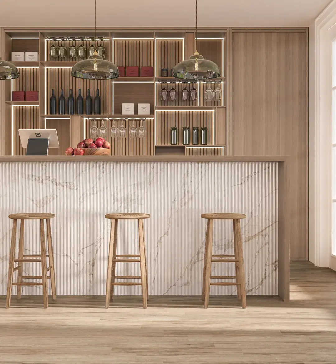 Керамогранит Kerama Marazzi Лавр коричневый матовый обрезной 13x80x0,9 Коричневый, фото 3