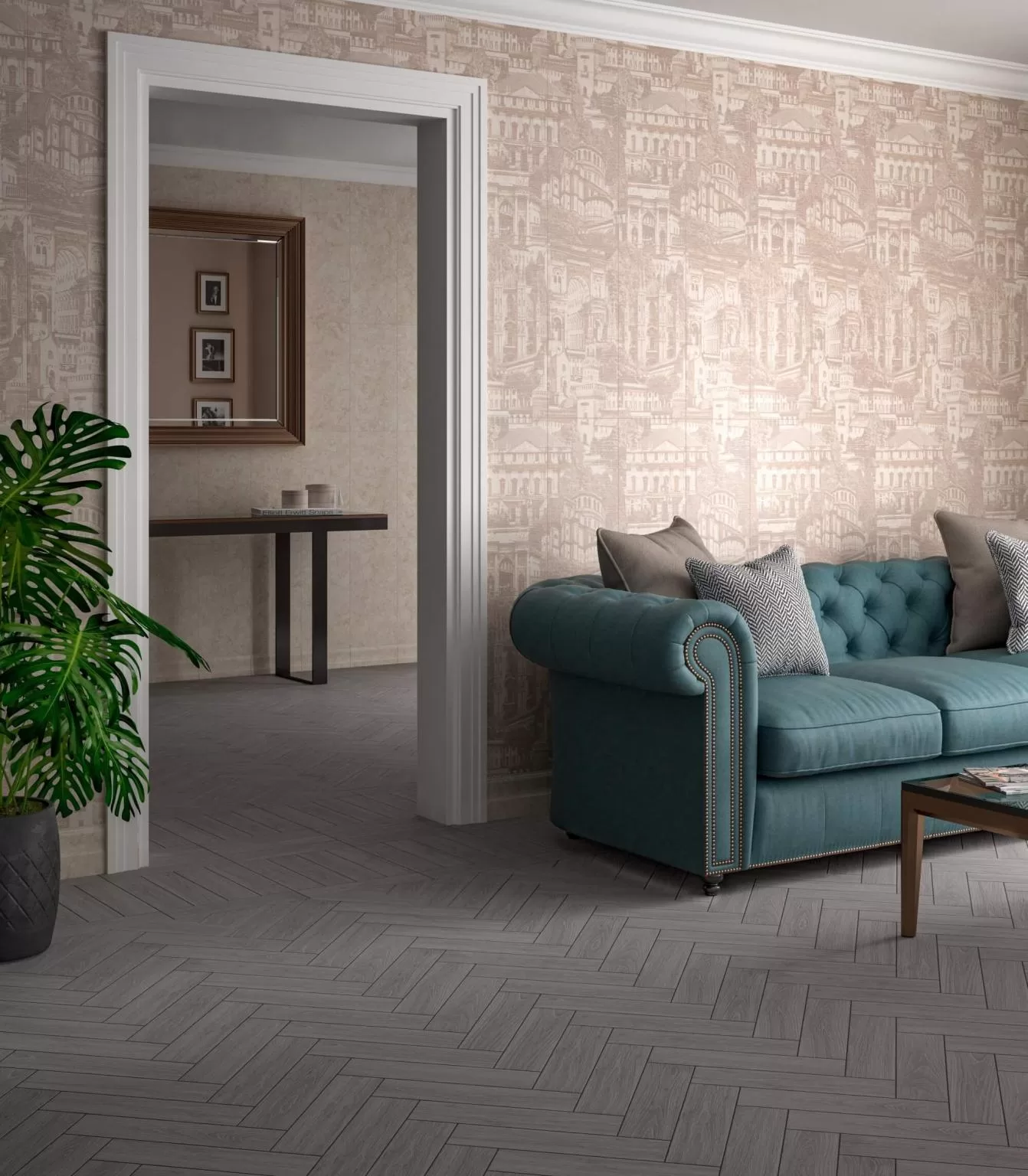 Керамогранит Kerama Marazzi Листоне серый 9,9x40,2 Серый, фото 3