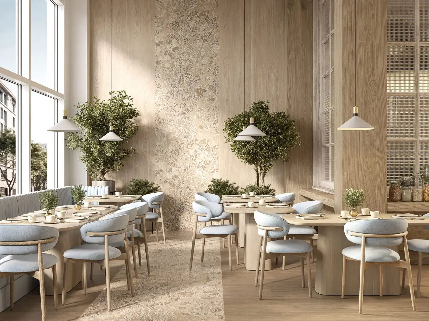 Керамогранит Kerama Marazzi Люберон бежевый декорированный матовый обрезной 119,5x238,5x0,9 Бежевый, фото 2