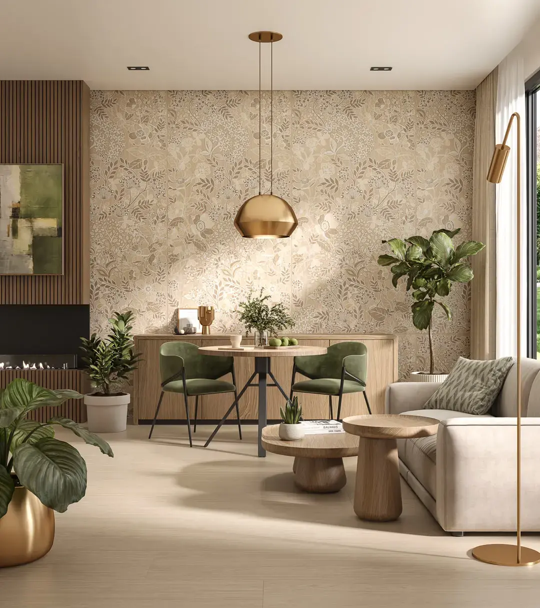 Керамогранит Kerama Marazzi Люберон бежевый декорированный матовый обрезной 119,5x238,5x0,9 Бежевый, фото 3