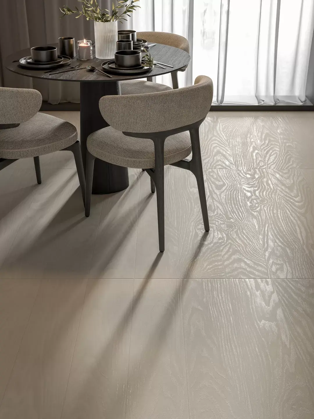 Керамогранит Kerama Marazzi Манифик вуд белый матовый обрезной 20x119,5x0,9 Белый, фото 2