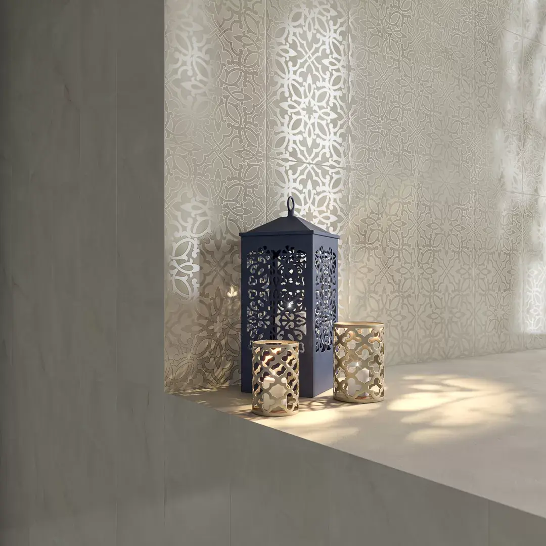 Керамическая плитка Kerama Marazzi Махкама Декор мозаичный бежевый светлый глянцевый обрезной 30x30x0,9 Бежевый, фото 2