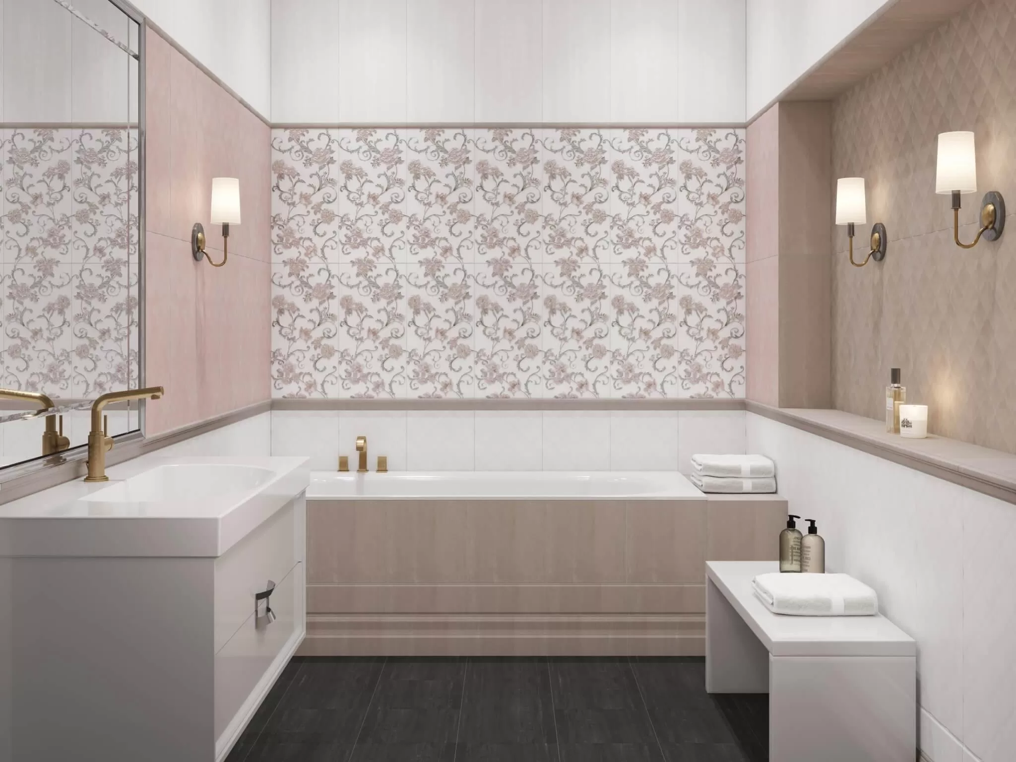Керамическая плитка Kerama Marazzi Марсо Декор Марсо 30x60 Серый, фото 1