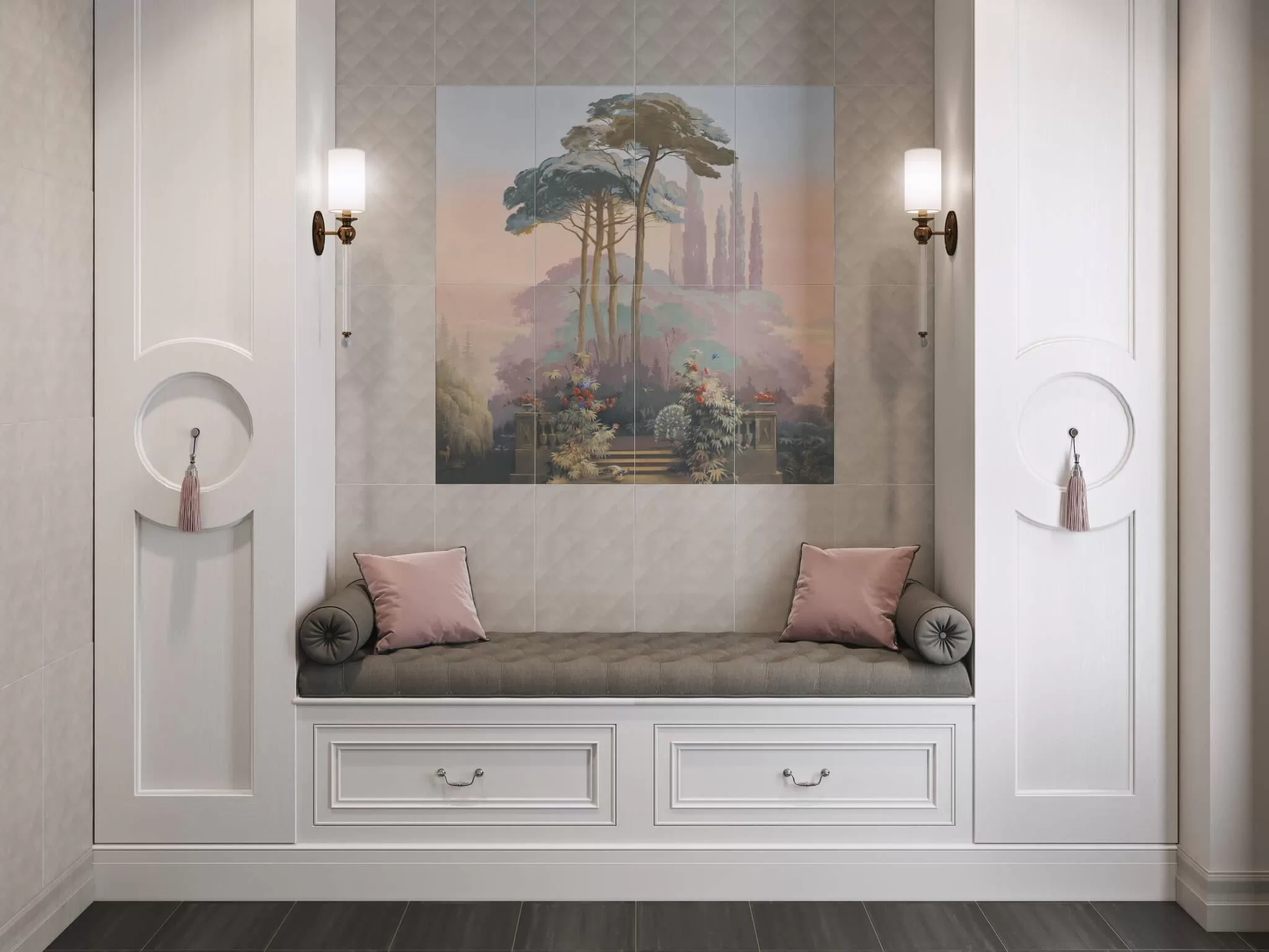 Керамическая плитка Kerama Marazzi Марсо Декор Марсо 30x60 Серый, фото 3