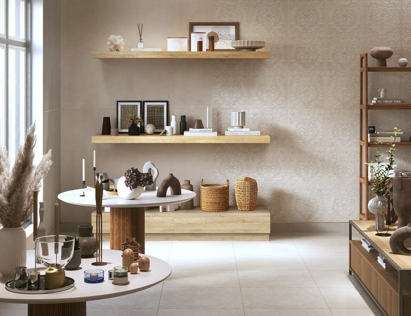 Керамогранит Kerama Marazzi Монсеррат бежевый светлый натуральный обрезной 60х60 Бежевый, фото 2