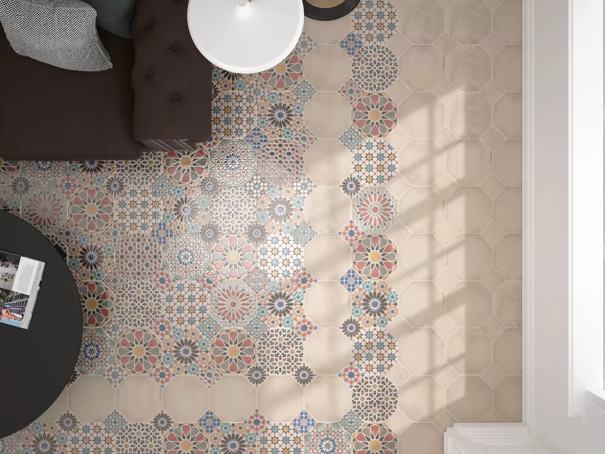 Керамогранит Kerama Marazzi Паласио 24x24 Комбинированный, фото 1