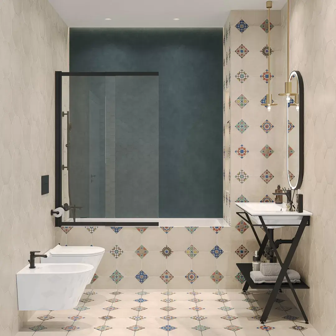 Керамогранит Kerama Marazzi Паласио 24x24 Комбинированный, фото 3