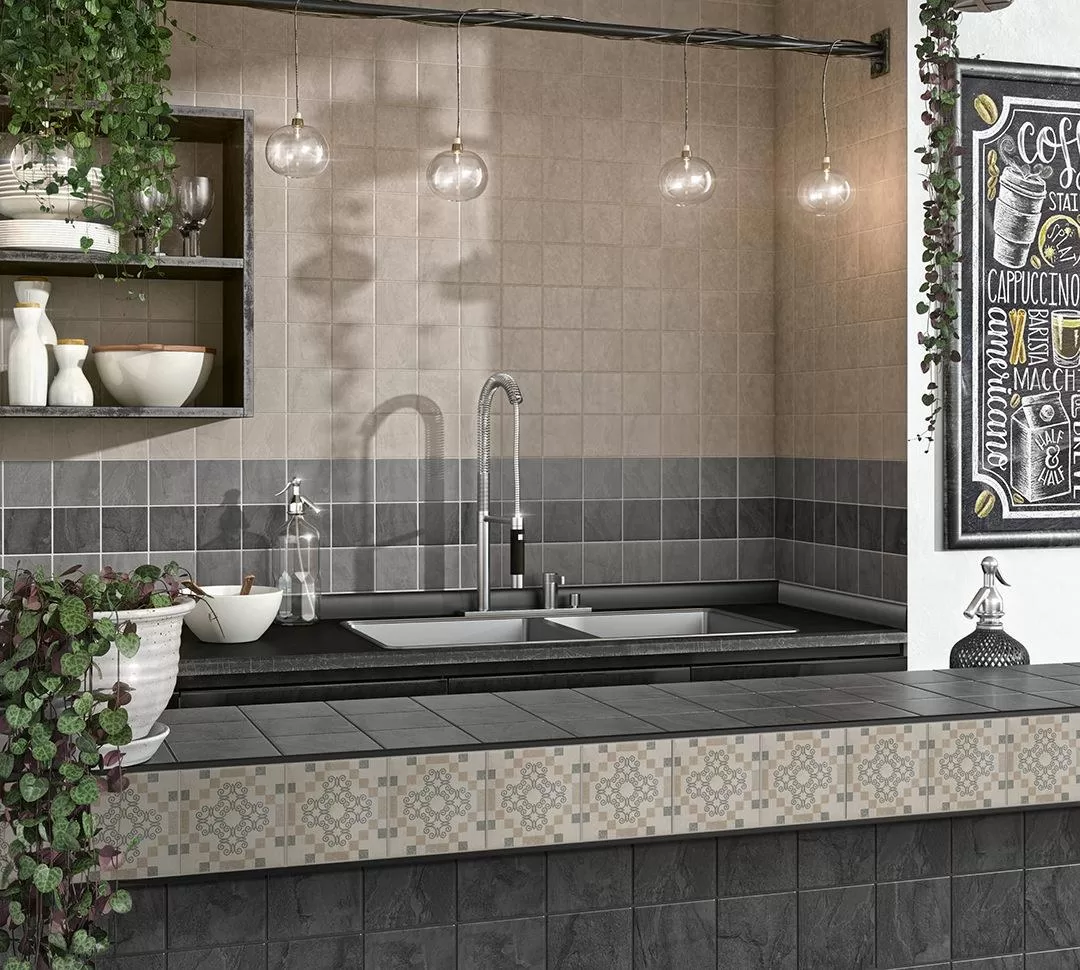 Керамогранит Kerama Marazzi Пьяцетта орнамент24x24 Бежевый, фото 2