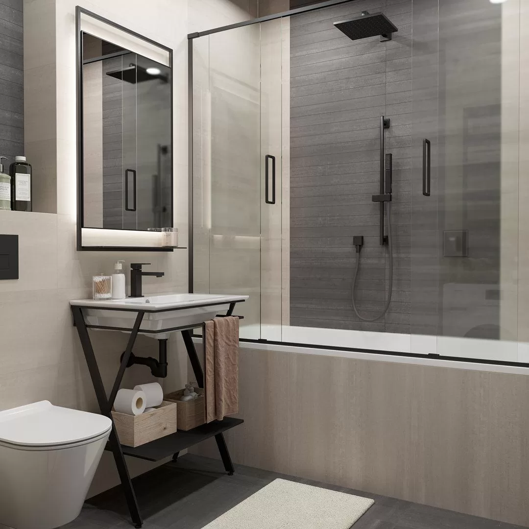 Керамогранит Kerama Marazzi Про Дабл серый светлый матовый обрезной 30х60 Серый, фото 3