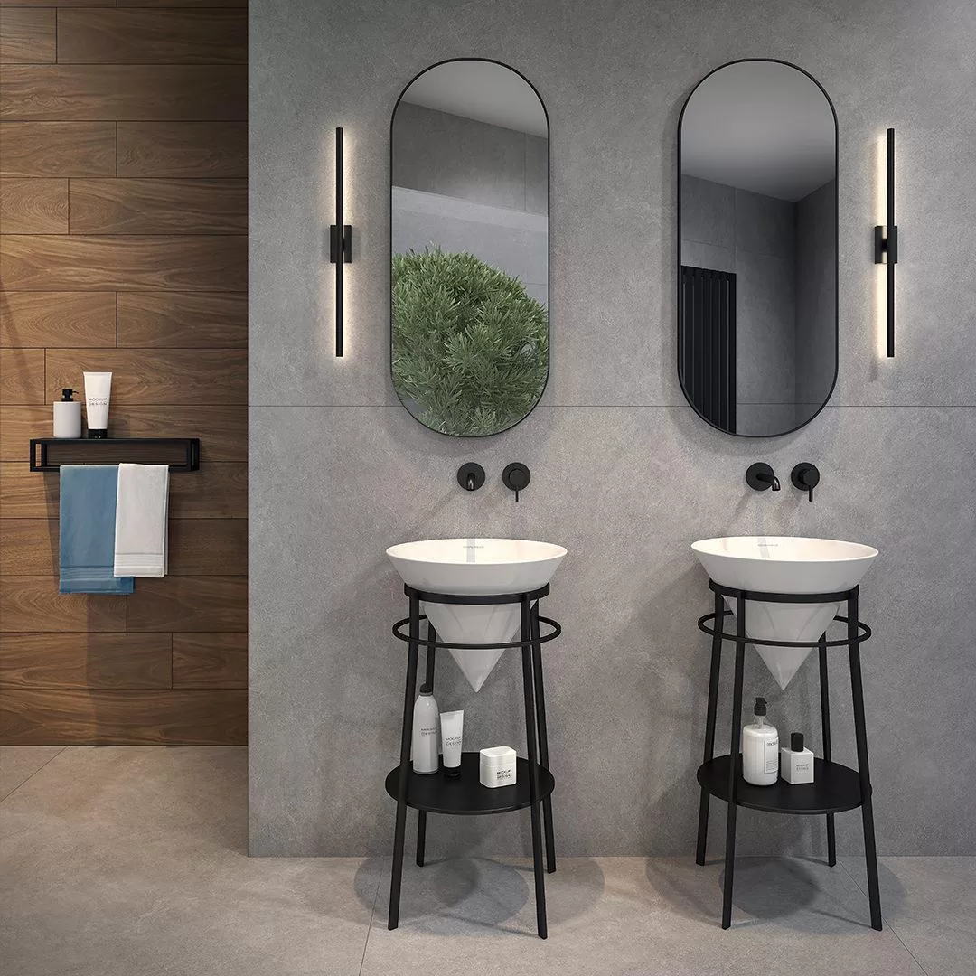 Керамический гранит Kerama Marazzi Про Стоун DD500320R антрацит обрезной 60х119.5 Серый, фото 2
