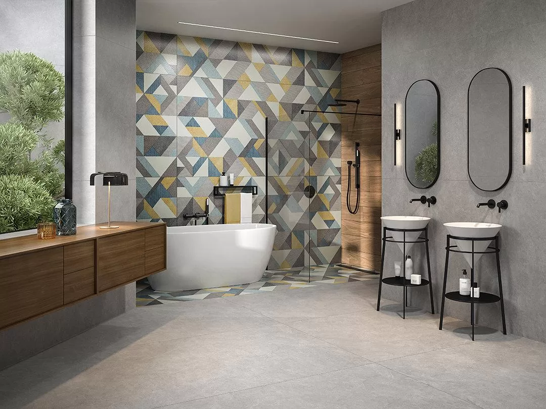Керамический гранит Kerama Marazzi Про Стоун DD500320R антрацит обрезной 60х119.5 Серый, фото 3