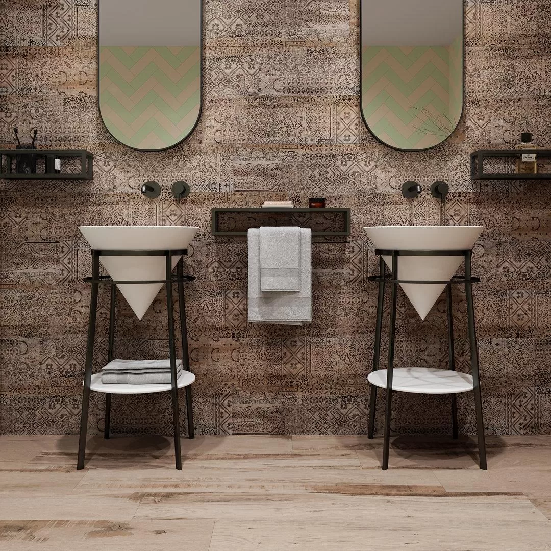 Ступени Kerama Marazzi Про Вуд коричневый уг. внут. пол 8x2,4 ZZ Коричневый, фото 3