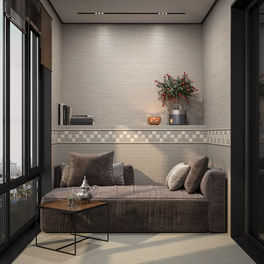 Керамическая плитка Kerama Marazzi Рабат серый матовый обрезной 30x60x0,9 Серый, фото 1