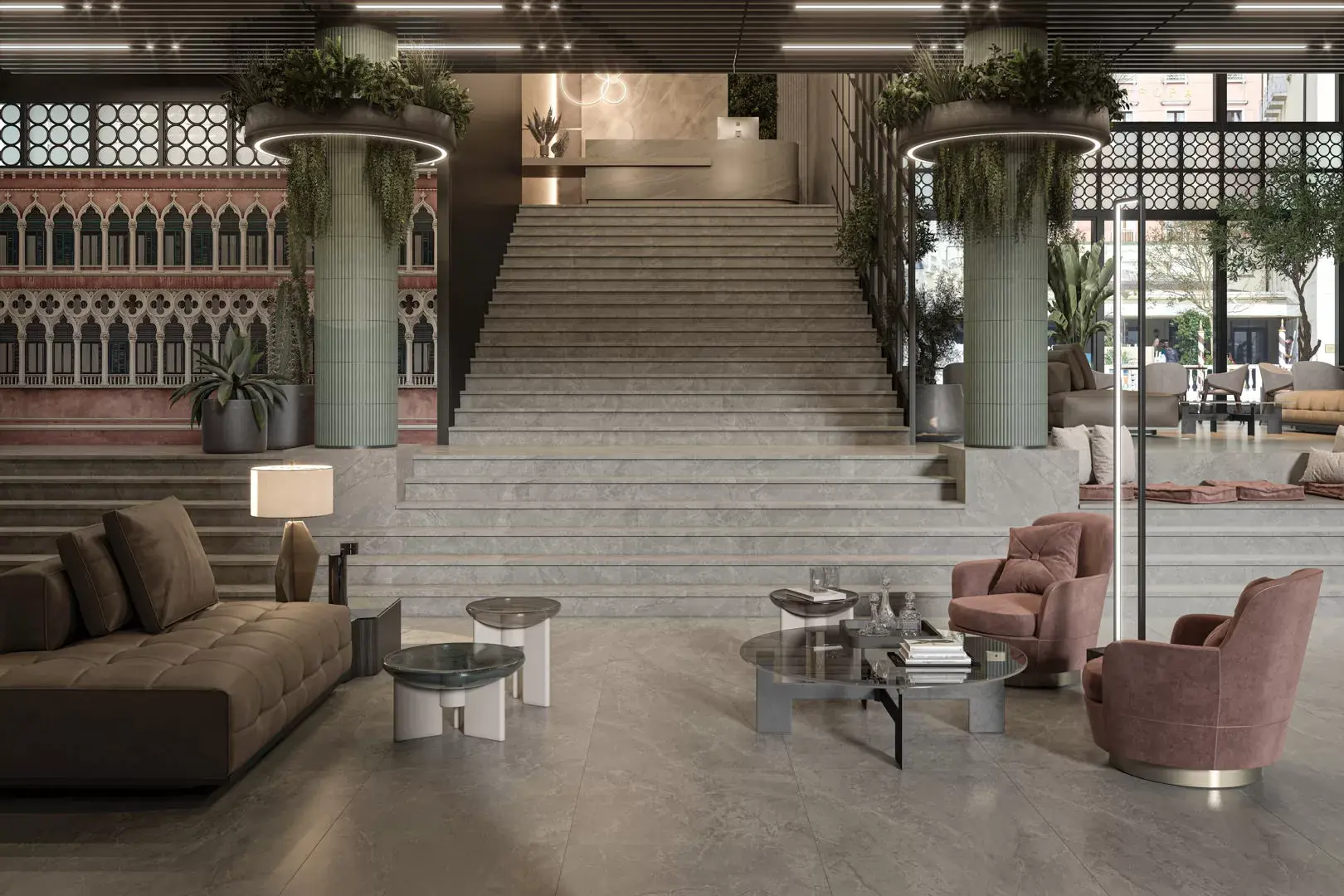 Керамогранит Kerama Marazzi Риальто серый лаппатир60x119.5 Серый, фото 2