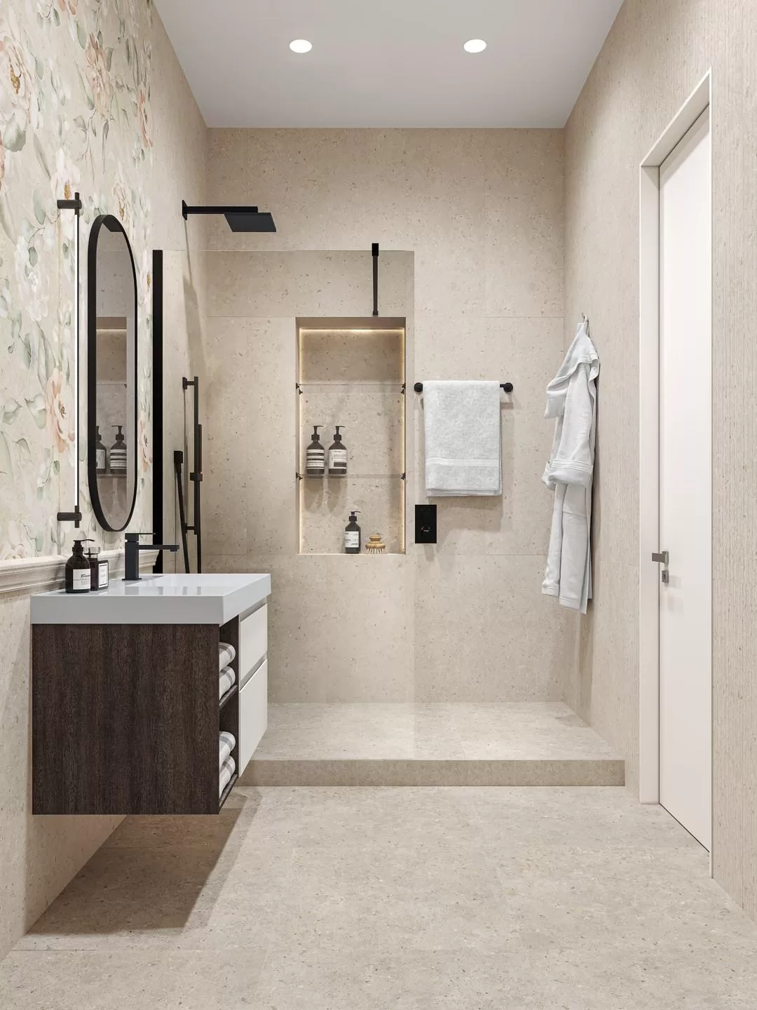 Декор мозаичный Kerama Marazzi Риккарди бежевый матовый 9.8x46.8 Бежевый, фото 3