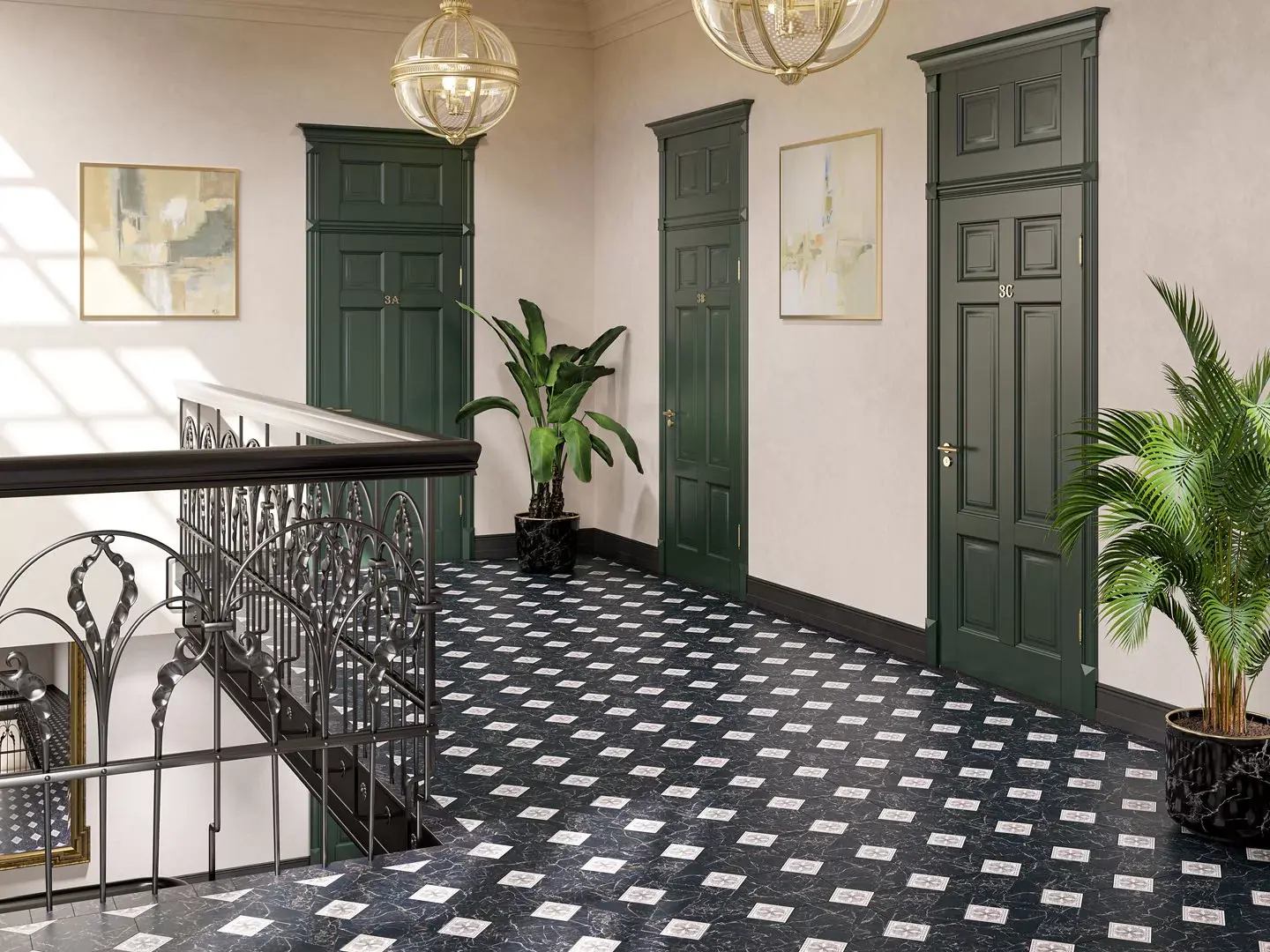 Керамогранит Kerama Marazzi Сансеверо черный9.8х9.8 Черный, фото 1