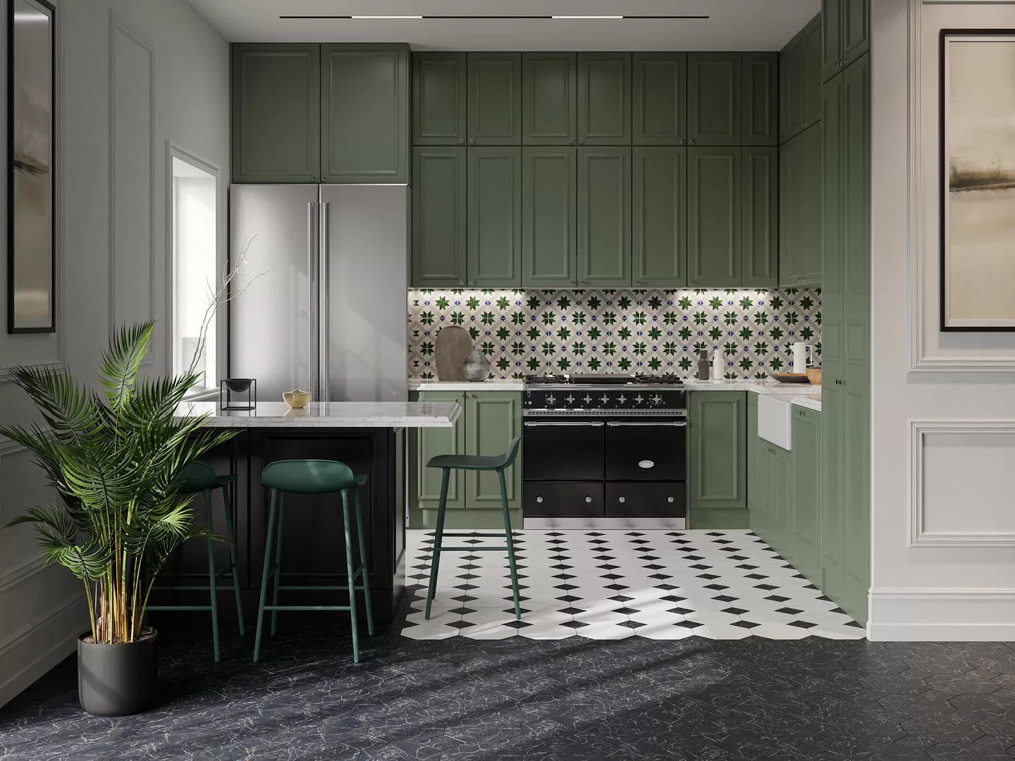 Керамогранит Kerama Marazzi Сансеверо черный9.8х9.8 Черный, фото 2