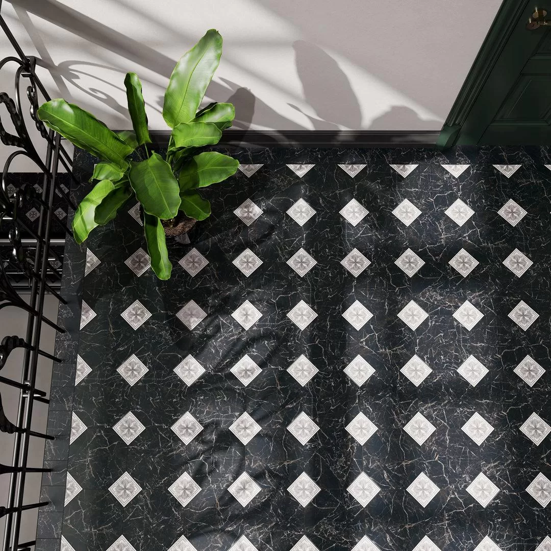 Керамогранит Kerama Marazzi Сансеверо черный9.8х9.8 Черный, фото 3