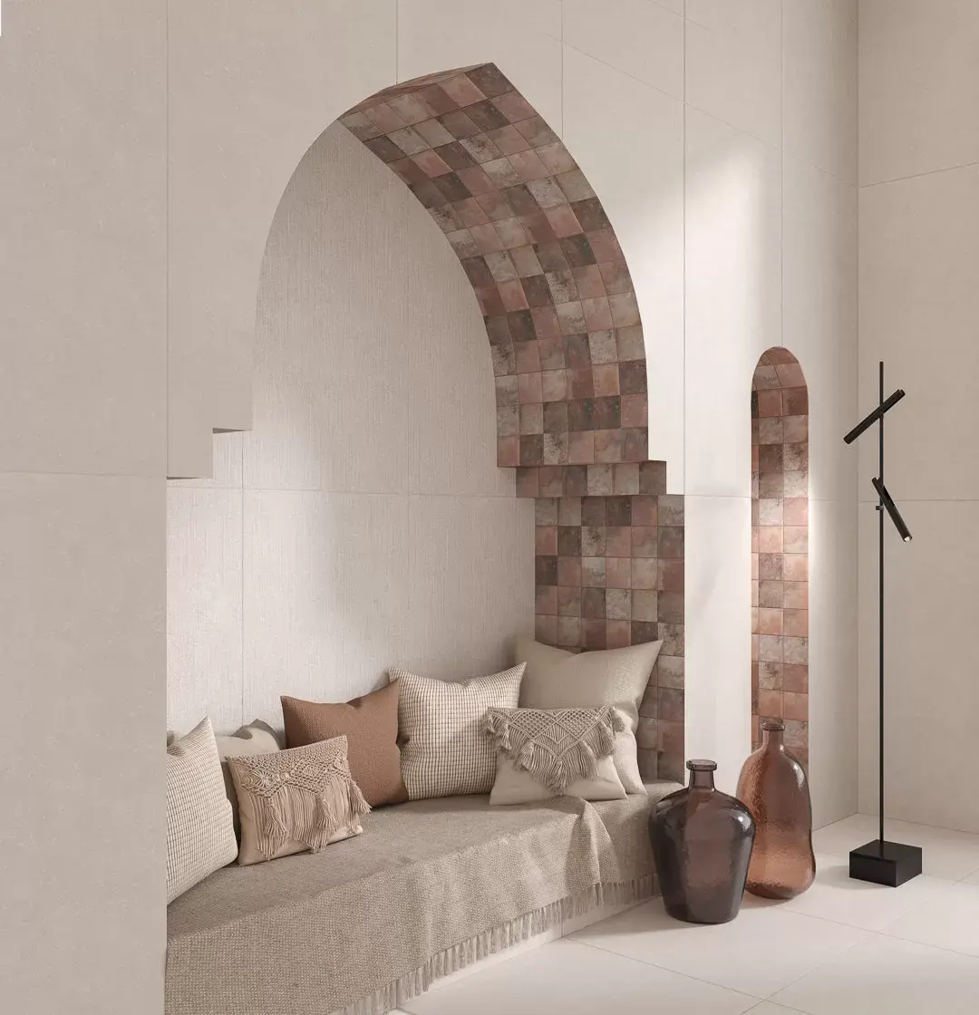 Керамическая плитка Kerama Marazzi Спартель KMD3STA040GN Декор 4 бежевый матовый 9,8x9,8x0,7 Бежевый, фото 1