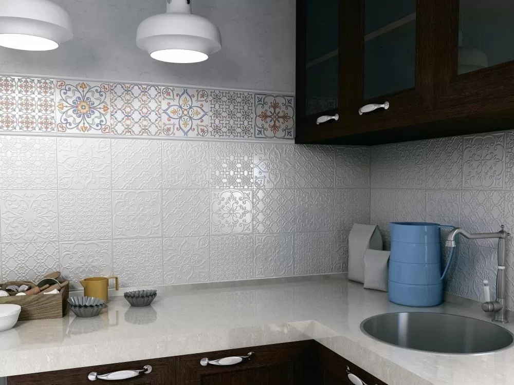 Керамическая плитка Kerama Marazzi Суррей белый 20x20 Белый, фото 1
