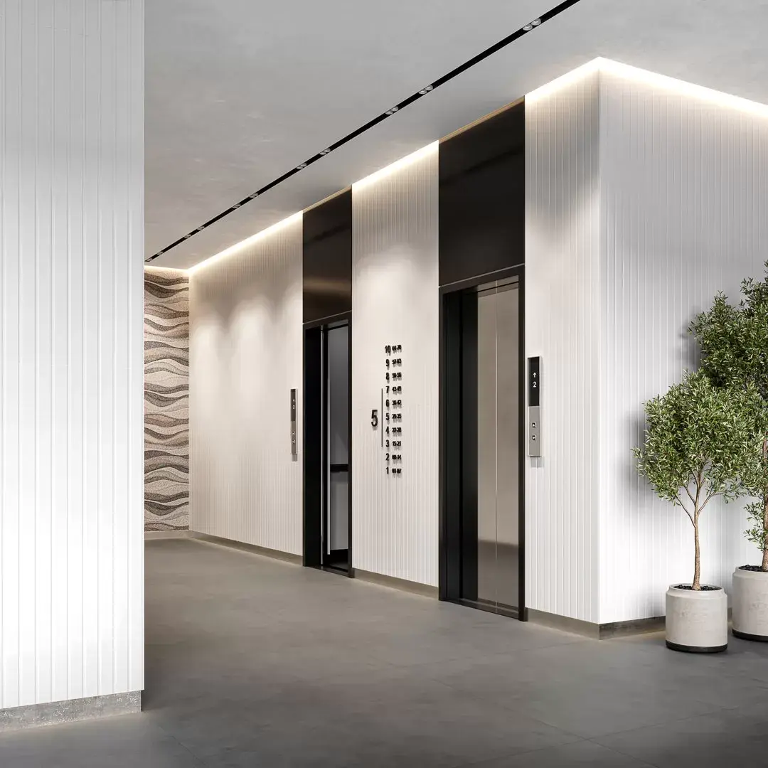 Керамическая плитка Kerama Marazzi Танжер 2 белый матовый структура обрезной 60x119,5x0,9 Белый, фото 1