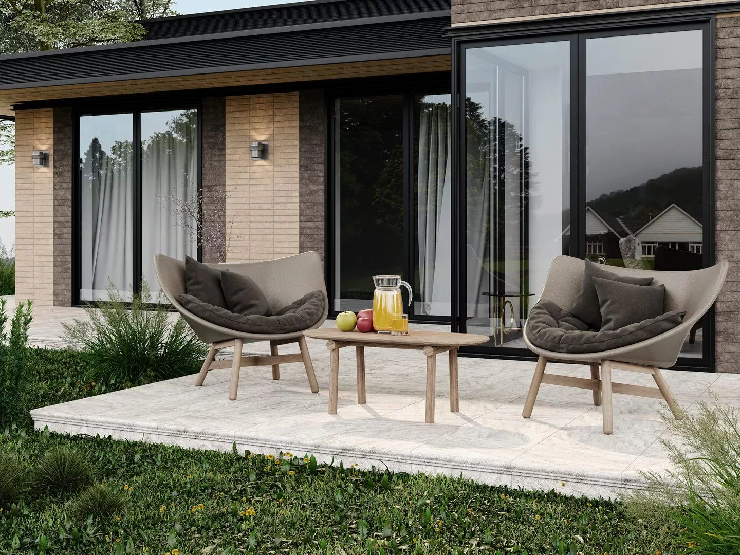 Керамогранит Kerama Marazzi Терраса коричневый противоскользящий 40.2x40.2 Коричневый, фото 1