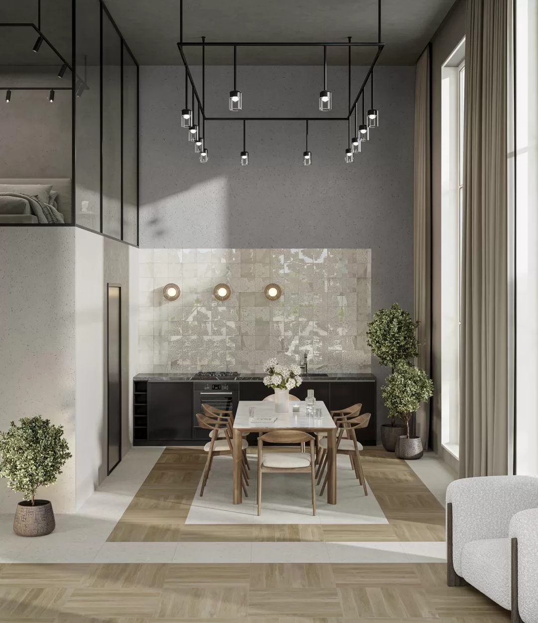 Керамогранит Kerama Marazzi Тьеполо бежевый матовый обрезной 9,6x60 Бежевый, фото 2