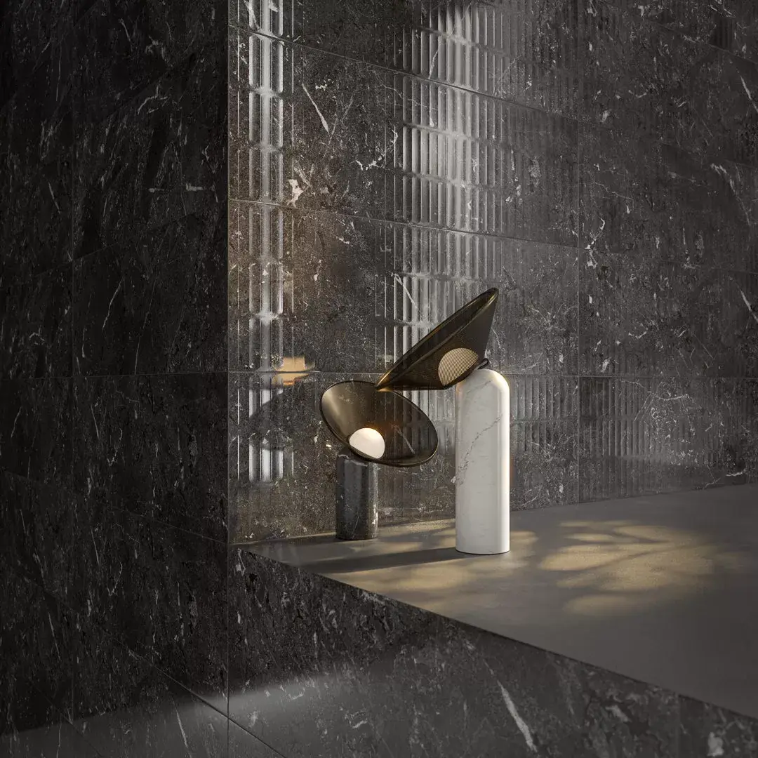 Ступени Kerama Marazzi Тубкаль Подступенок чёрный матовый обрезной 60x10,7x0,9 Черный, фото 3