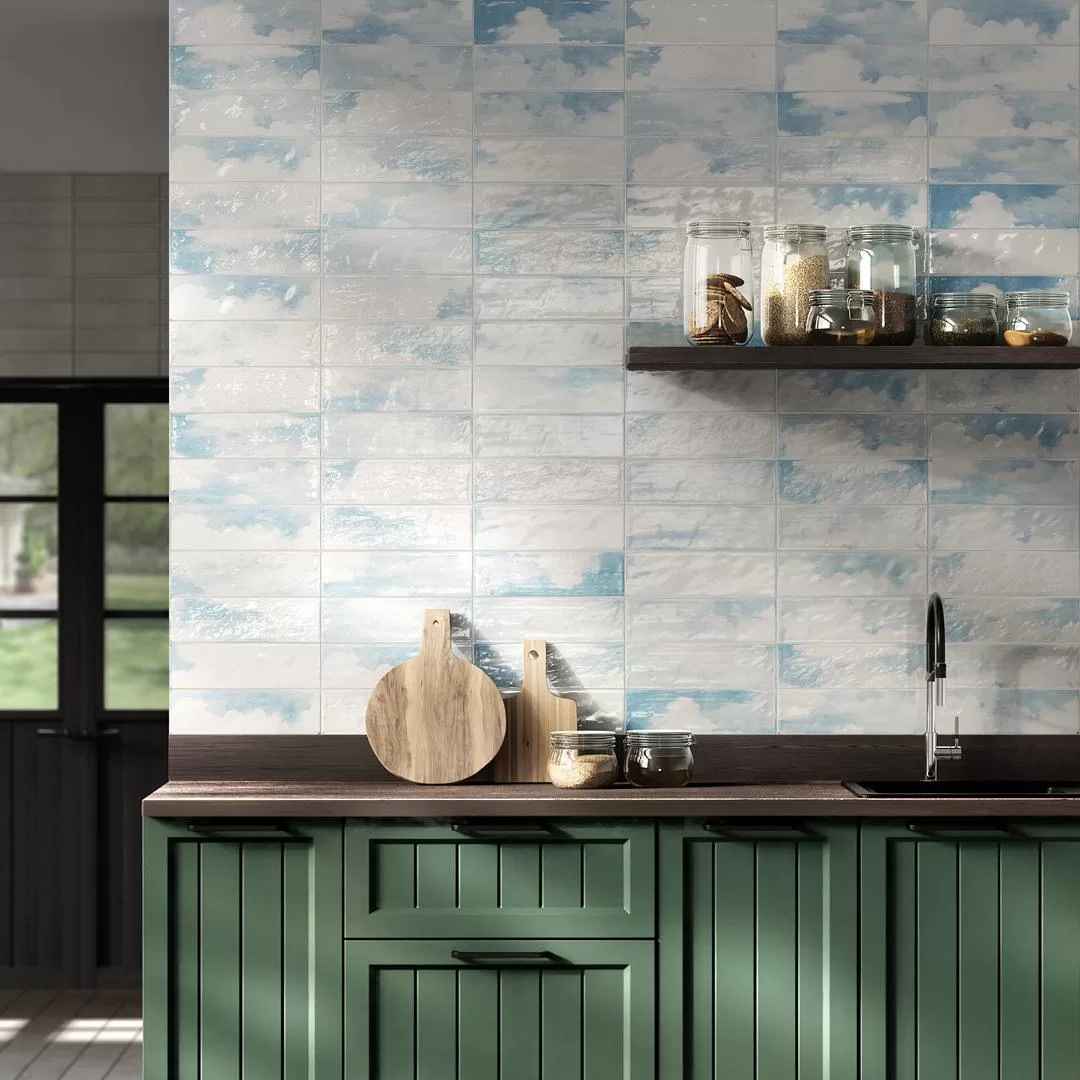 Керамическая плитка Kerama Marazzi Тракай синий глянцевый 8.5x28.5 Синий, фото 3