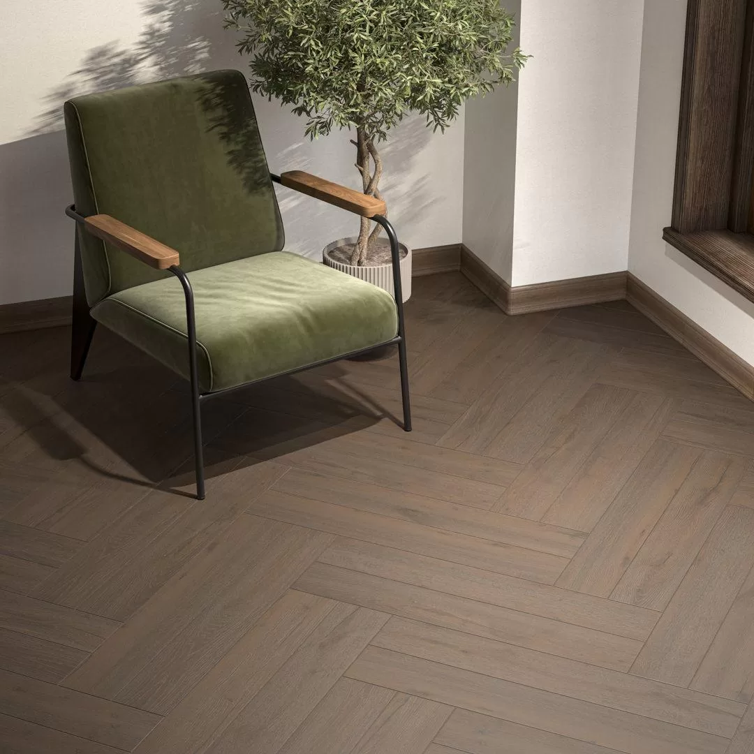 Керамогранит Kerama Marazzi Тровазо коричневый матовый обрезной 13x80 Коричневый, фото 1