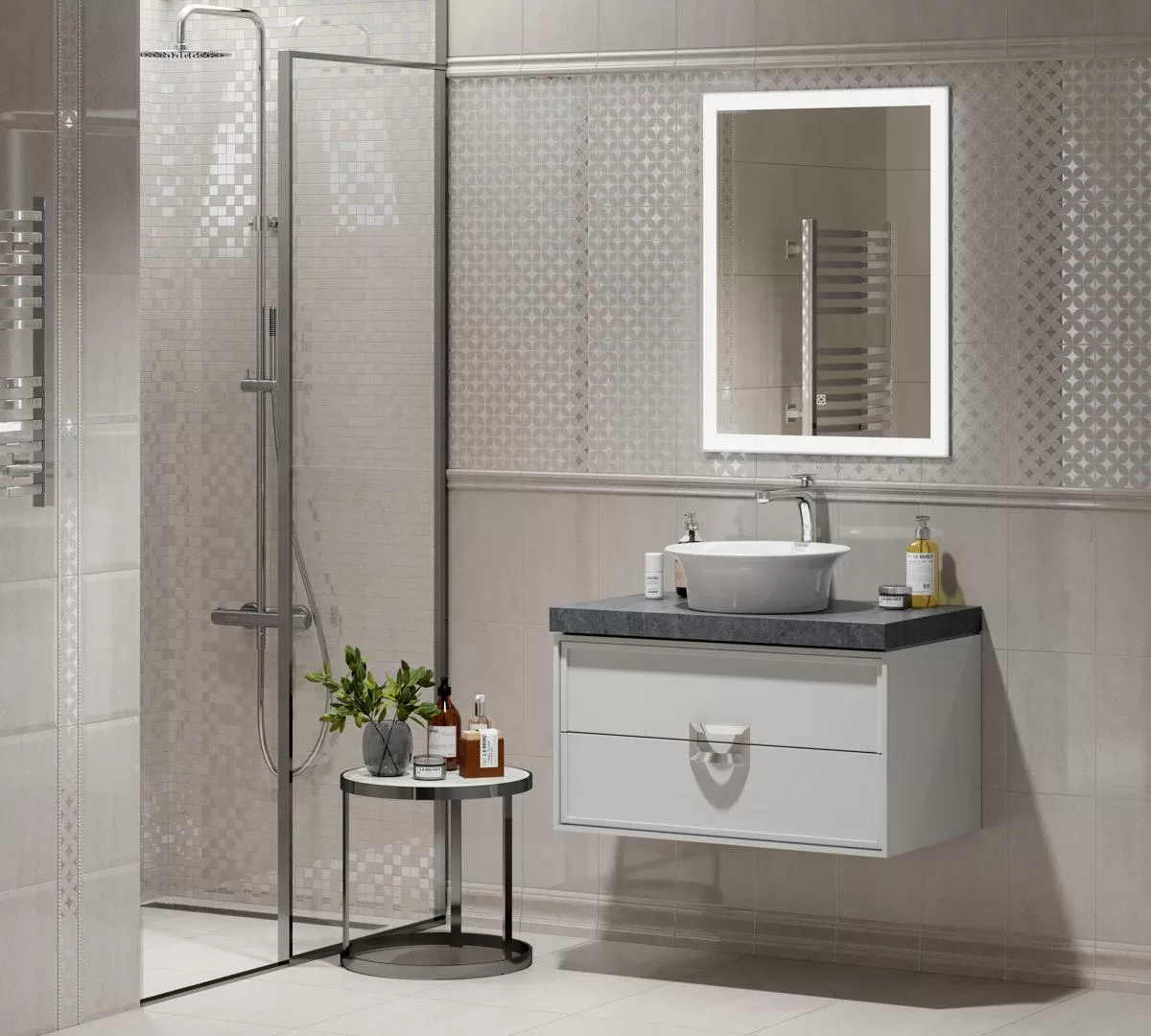 Керамическая плитка Kerama Marazzi Туф Бордюр бежевый светлый глянцевый 20х5,7 Бежевый, фото 1