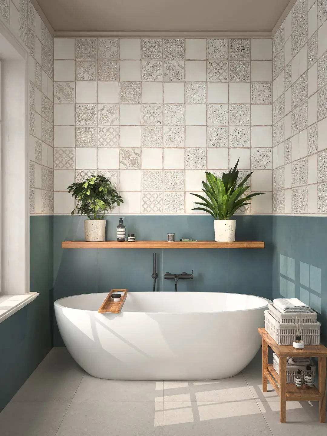 Декор Валлорис 1 бежевый светлый матовый 20x20x0,69 Kerama Marazzi, фото 3