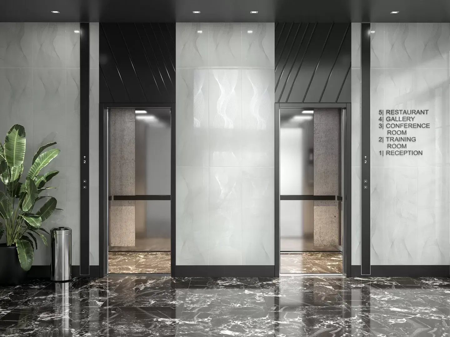 Керамическая плитка Kerama Marazzi Веро Декор розовый светлый глянцевый обрезной 40x120 Розовый, фото 3