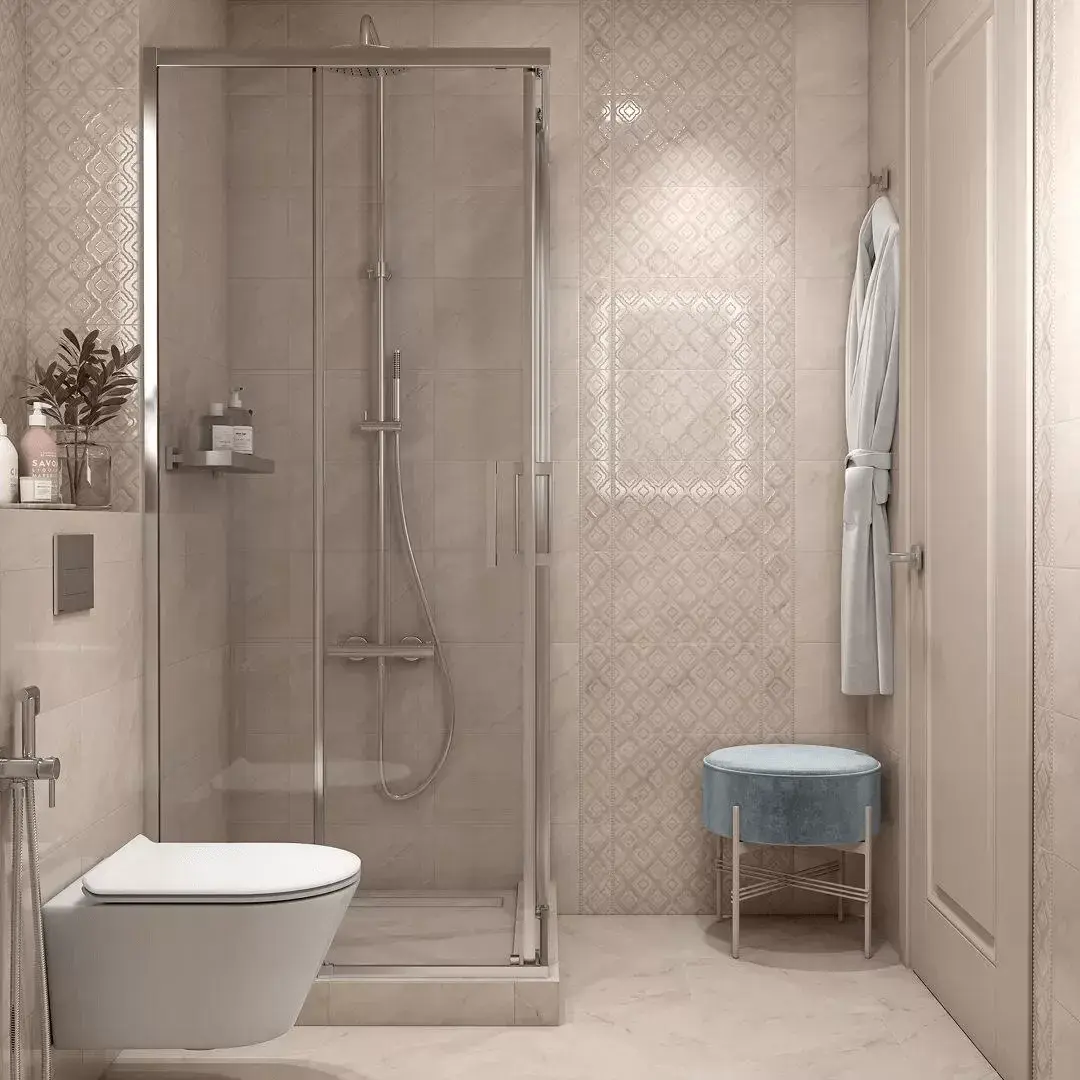 Керамическая плитка Kerama Marazzi Винетта бежевый светлый глянцевый 25x40 Бежевый, фото 1
