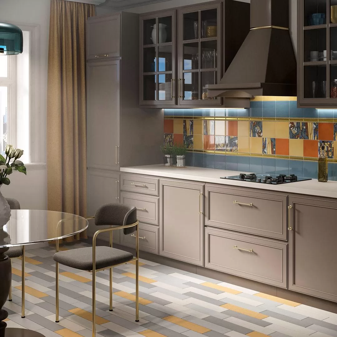 Керамическая плитка Kerama Marazzi Витраж белый 15x15 Белый, фото 1