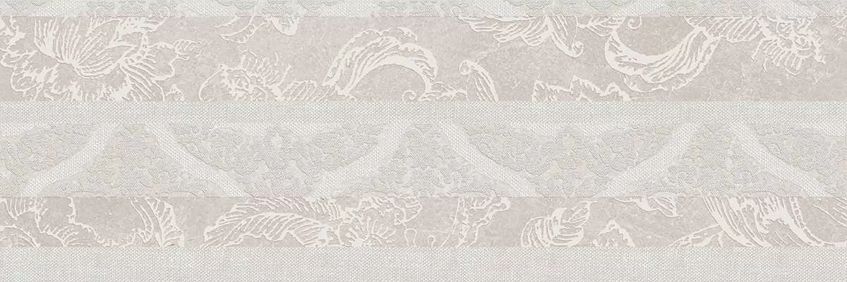 Керамическая плитка Kerama Marazzi Эскориал Декор серый обрезной 40x120 Серый