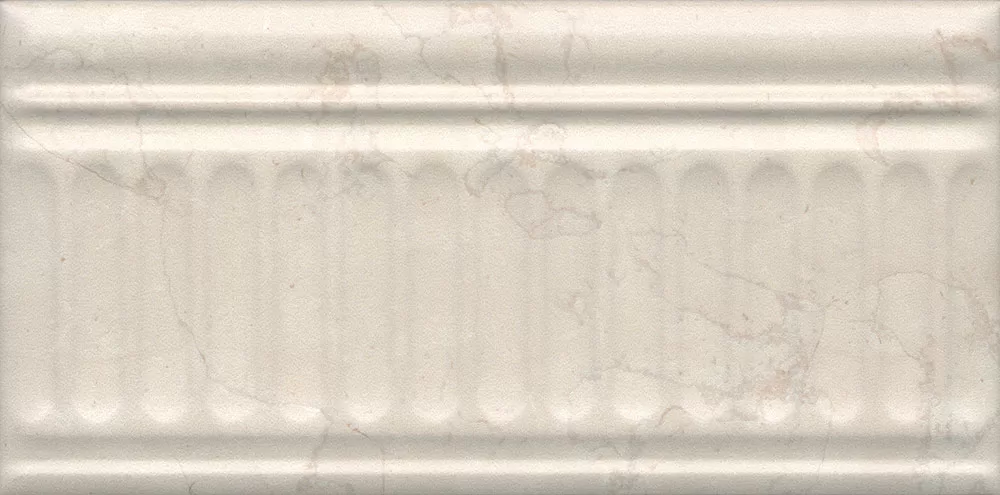 Керамическая плитка Kerama Marazzi Резиденция Бордюр беж структурированный9.9х20 Бежевый