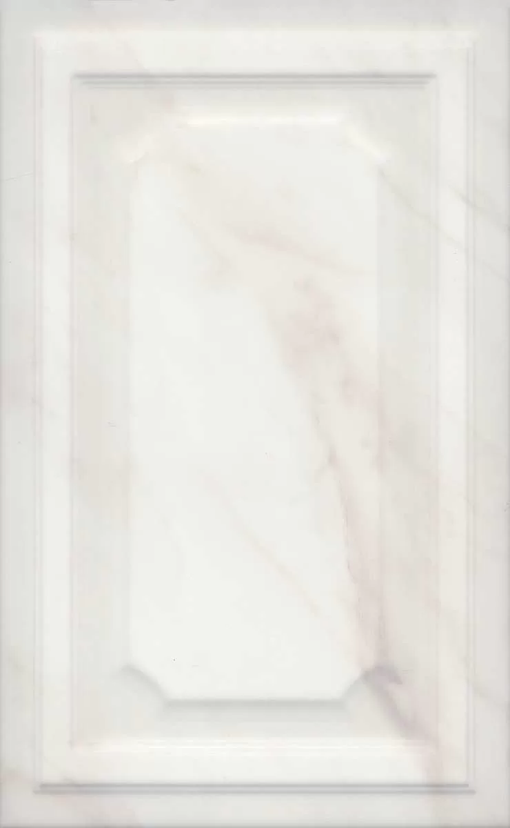 Керамическая плитка Kerama Marazzi Гран Пале белый панель 25x40 Белый