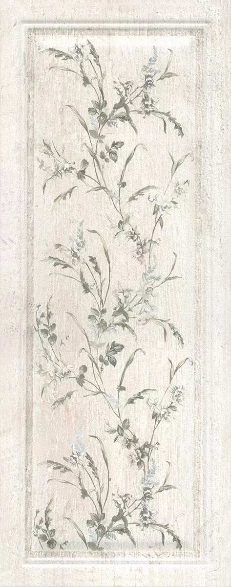 Керамическая плитка Kerama Marazzi Кантри Шик белый панель декорированный20x50 ZZ Белый