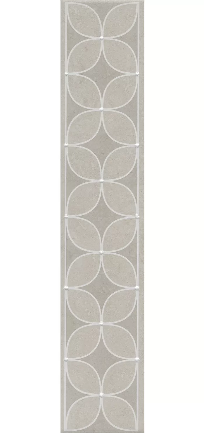 Керамогранит Kerama Marazzi Туф Бордюр бежевый светлый матовый 40,2х7,7 Бежевый