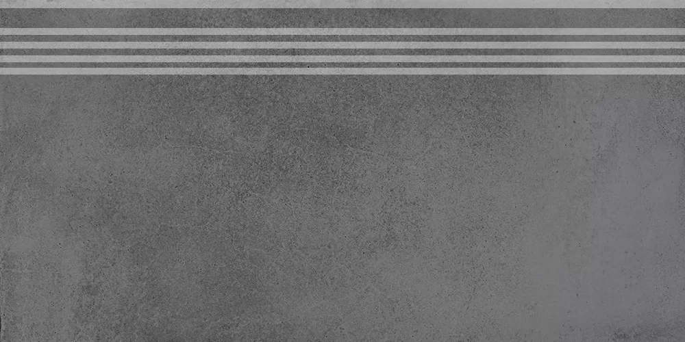 Ступени Kerama Marazzi Мирабо Ступень серый темный обрезной 30x60 Серый