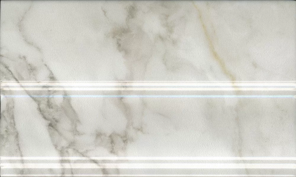 Плинтус белый глянцевый 15x25 Kerama Marazzi Кантата Белый