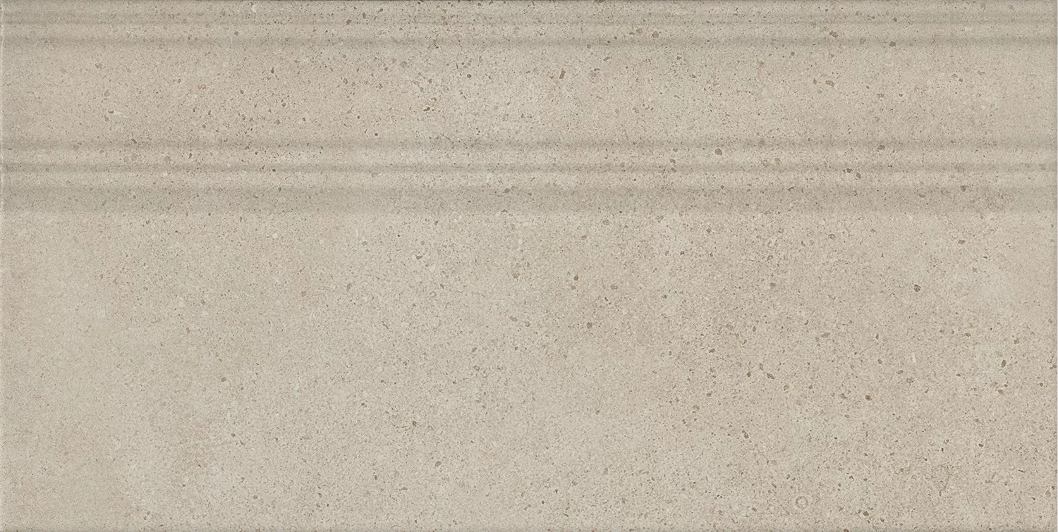 Керамическая плитка Kerama Marazzi Монсеррат Плинтус бежевый светлый матовый обрезной 20х40 Бежевый