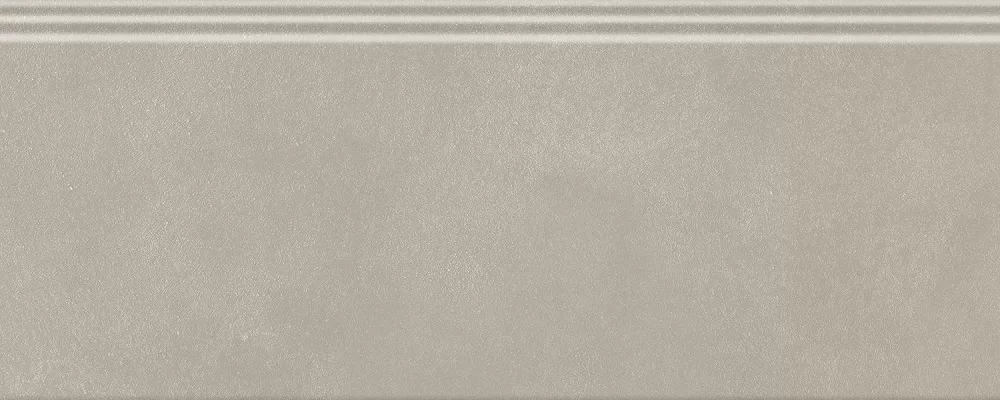 Плинтус бежевый матовый обрезной 12x30 Kerama Marazzi Чементо Бежевый