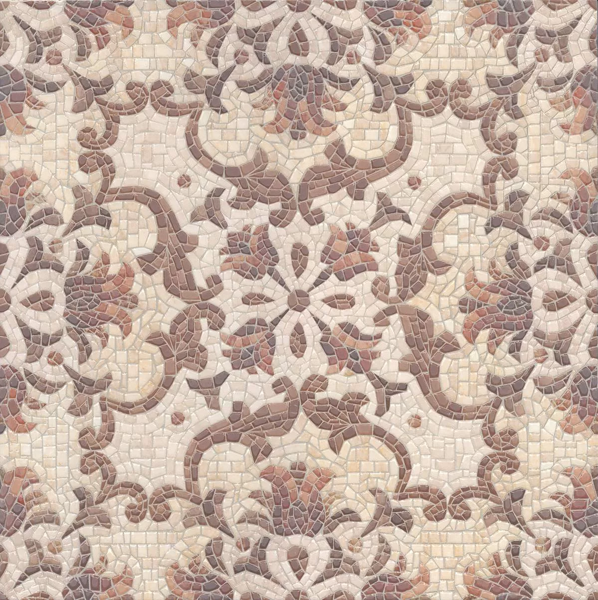 Керамогранит Kerama Marazzi Пантеон ковер центр лапп. дек. пол 40.2x40.2 Комбинированный