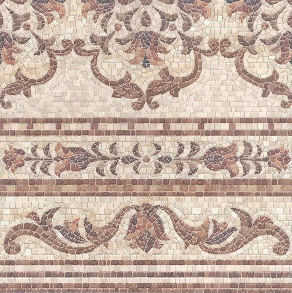 Керамогранит Kerama Marazzi Пантеон ковер лапп. дек. пол 40.2x40.2 Комбинированный