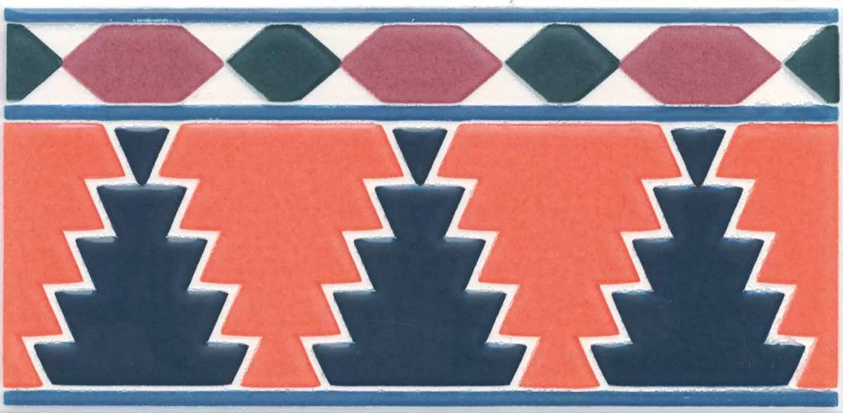Керамическая плитка Kerama Marazzi Алькасар дек. стена 7,4х15 ZZ Синий