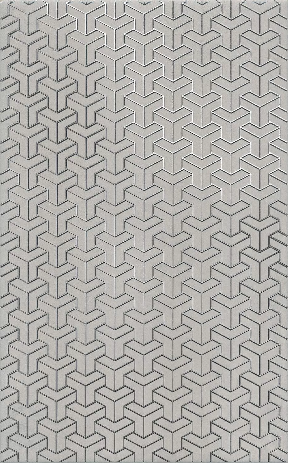 Керамическая плитка Kerama Marazzi Ломбардиа Декор серый 25x40 Серый