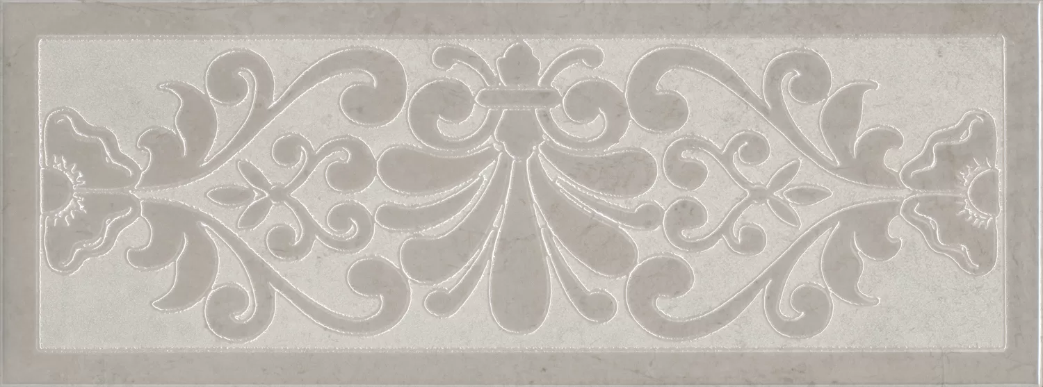 Керамическая плитка Kerama Marazzi Монсанту Декор 2 серый светлый 15х40 Серый