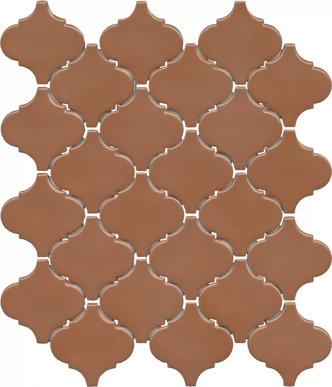 Керамическая плитка Kerama Marazzi Арабески Марокко коричневый глянцевый 26x30x0,7 Коричневый